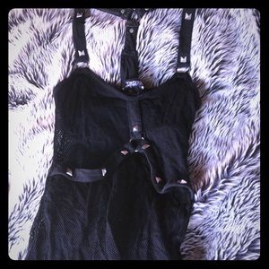 Lip Service fishnet Top